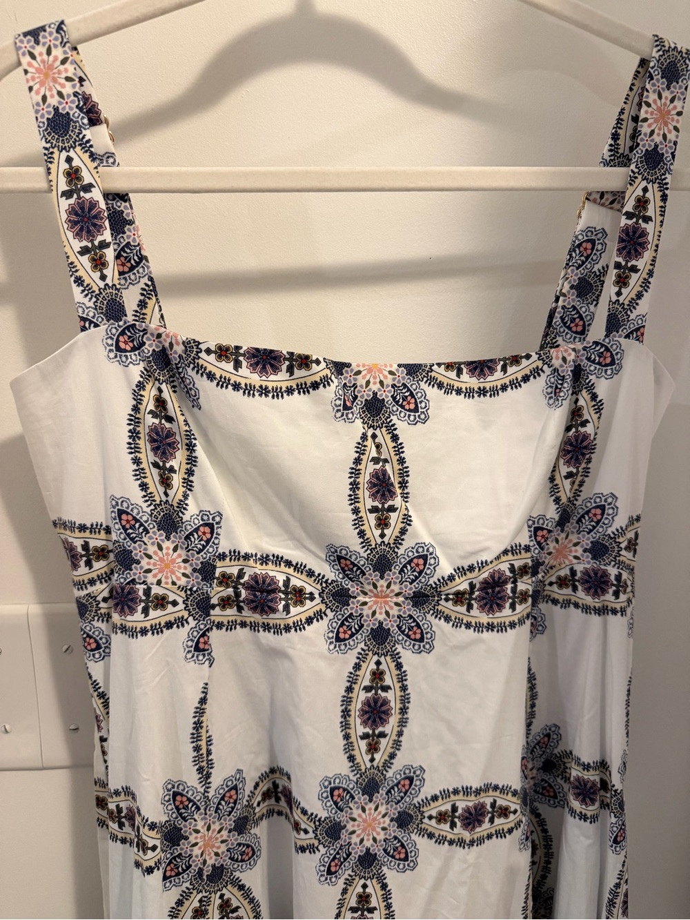 Hill House Home The Rowena Dress - Marseille Geo Cotton Sateen - Picture 5 of 7